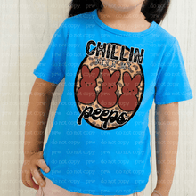 Load image into Gallery viewer, 04-11 Chillin With My Peeps Completed Tee
