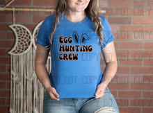 Load image into Gallery viewer, 04-60 Egg Hunting Crew Orange Black Completed Tee
