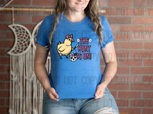 Load image into Gallery viewer, 04-69 The Hunt Is On 1 Chick Completed Tee
