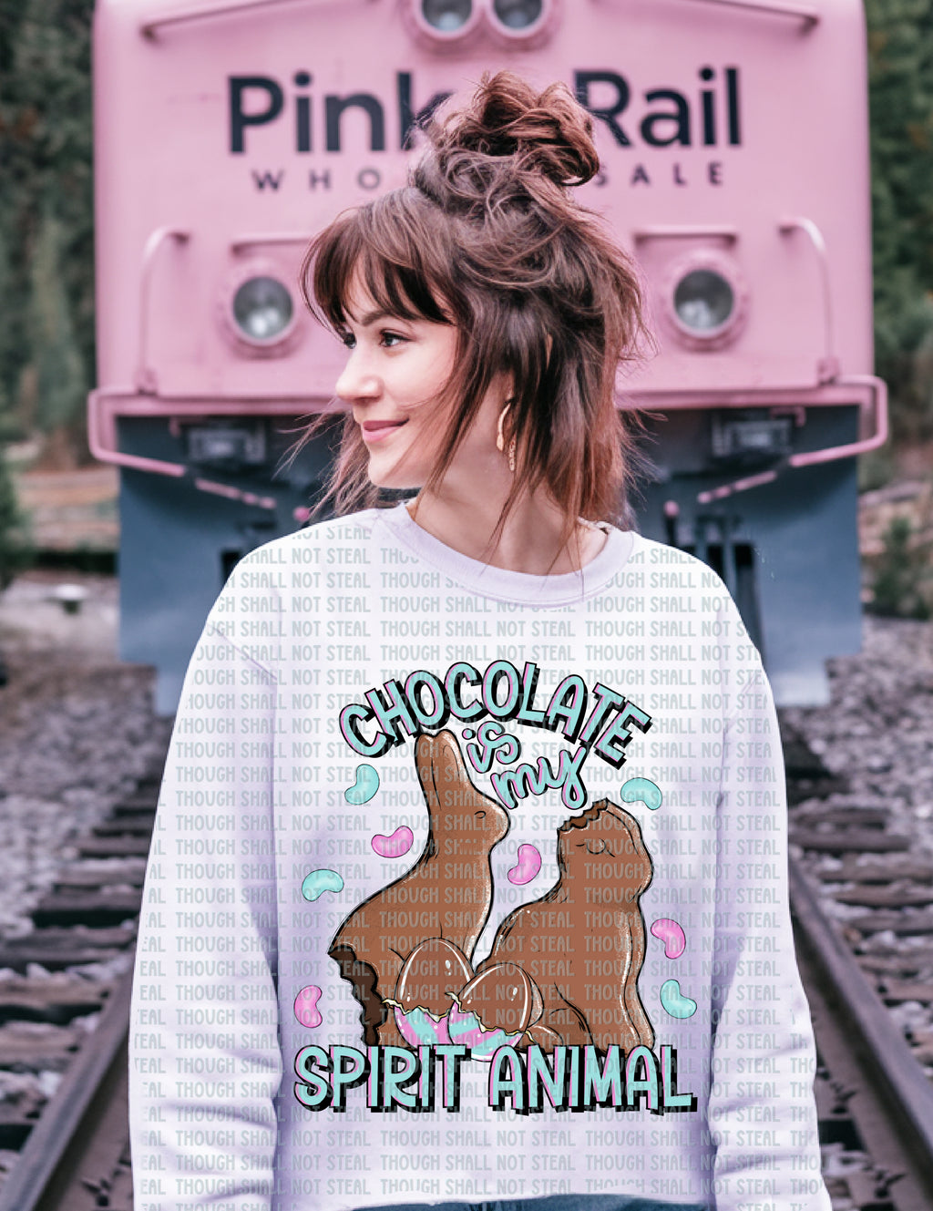 04-82 Chocolate Is My Spirit Animal Completed Tee