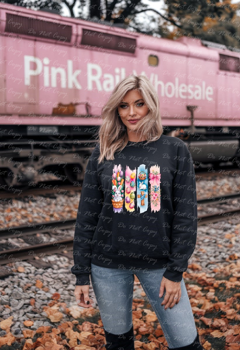 04-88 Easter Brush Stroke DTF TRANSFER ONLY