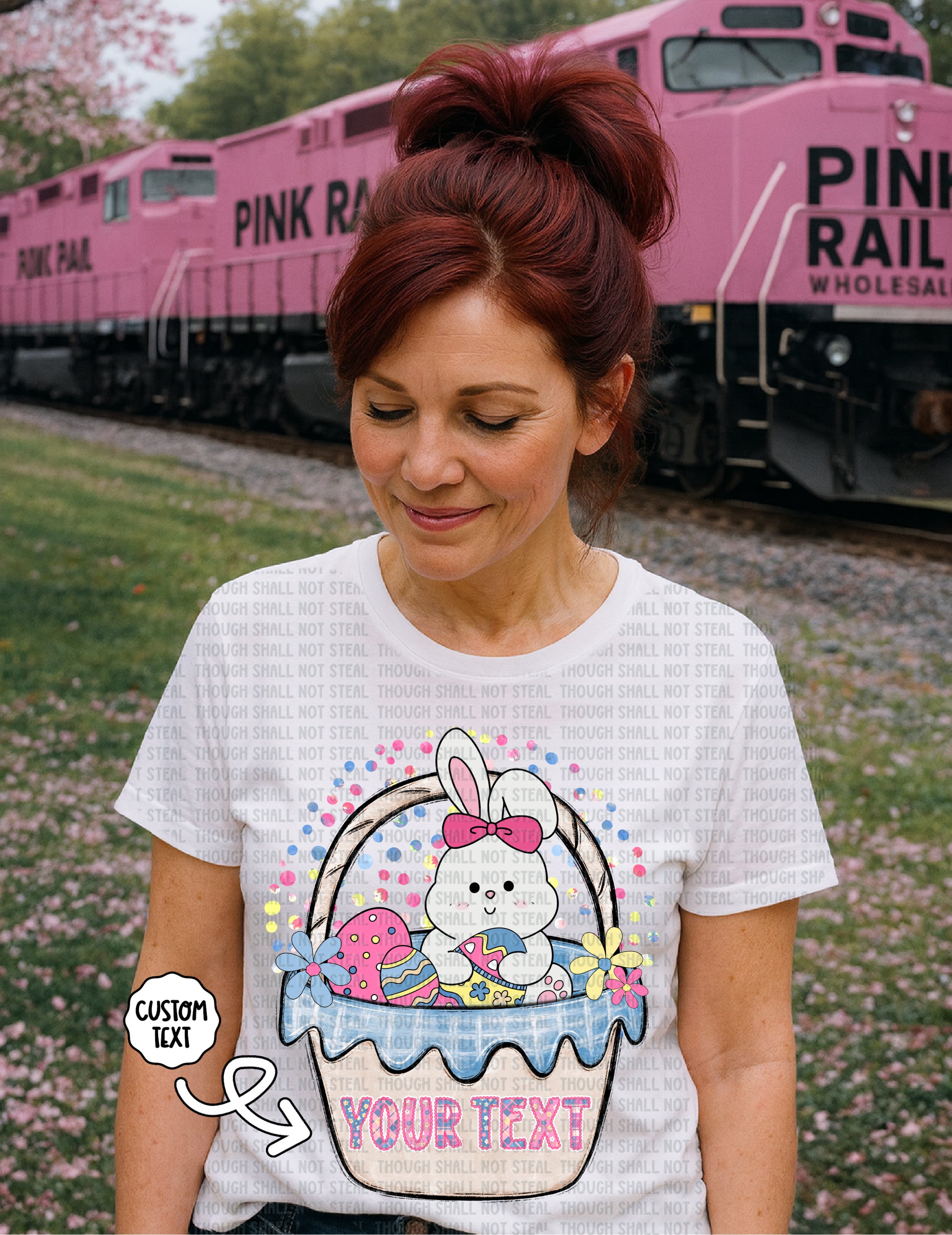 04-89 Easter Basket (Choose One) 1 of 2 Completed Tee