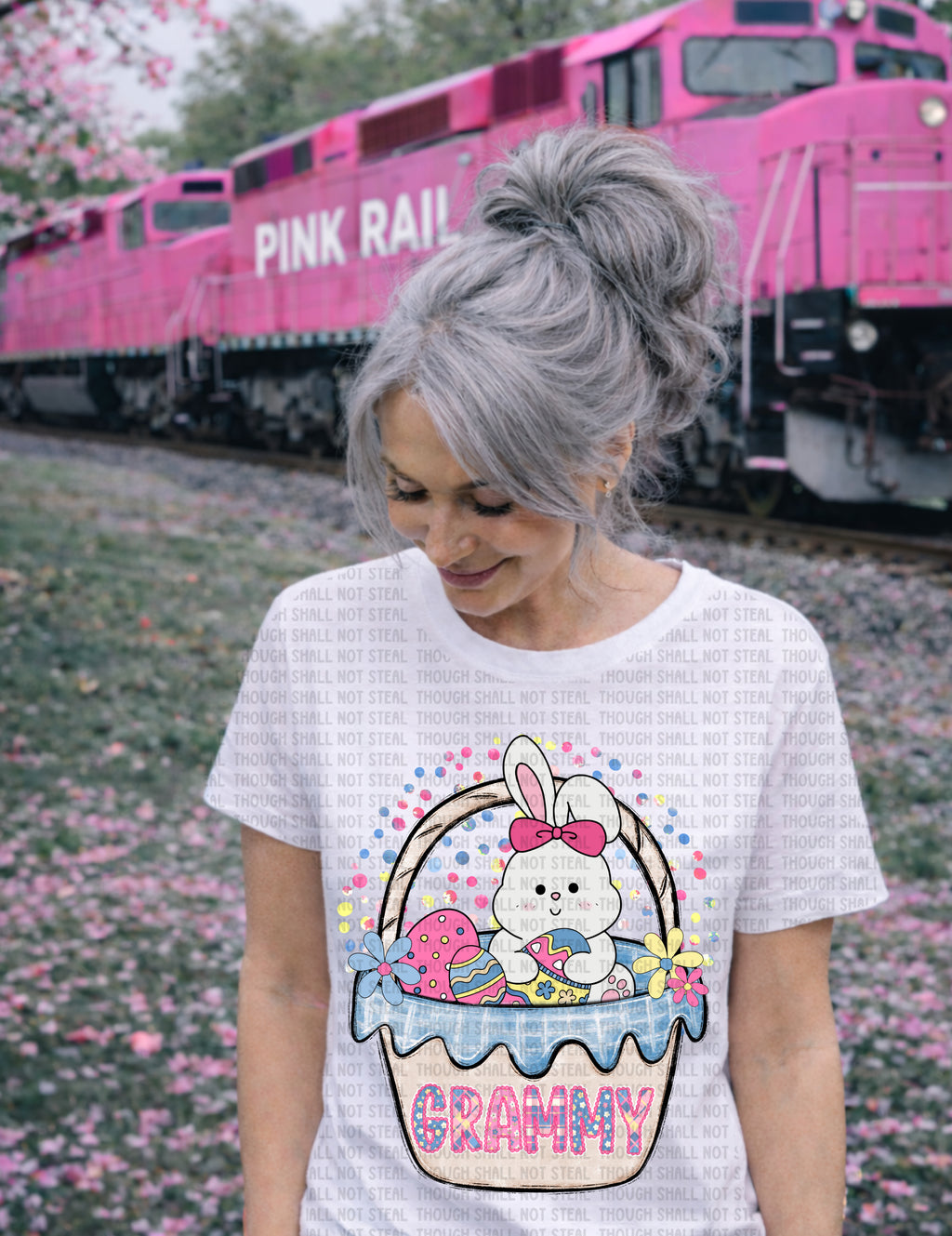 04-89 Easter Basket (Choose One) 1 of 2 Completed Tee