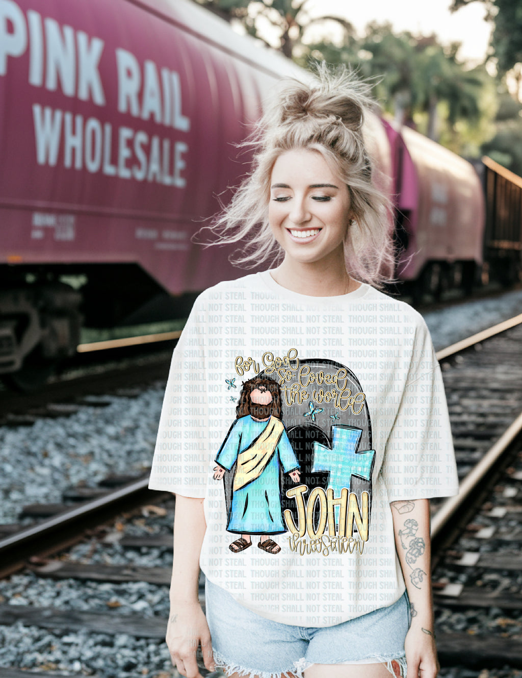 04-92 For God so loved the World Completed Tee