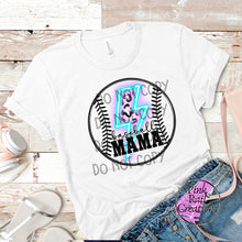 Load image into Gallery viewer, 05-12 Baseball Mama Lightning Neon Completed Tee
