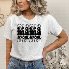 Load image into Gallery viewer, 05-34 Mama Cow Print Stack Completed Tee
