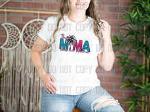 Load image into Gallery viewer, 05-41 This Mama Loves Her Beaches Completed Tee
