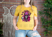 Load image into Gallery viewer, 05-47 In My Baseball Mom Era Skeleton Completed Tee
