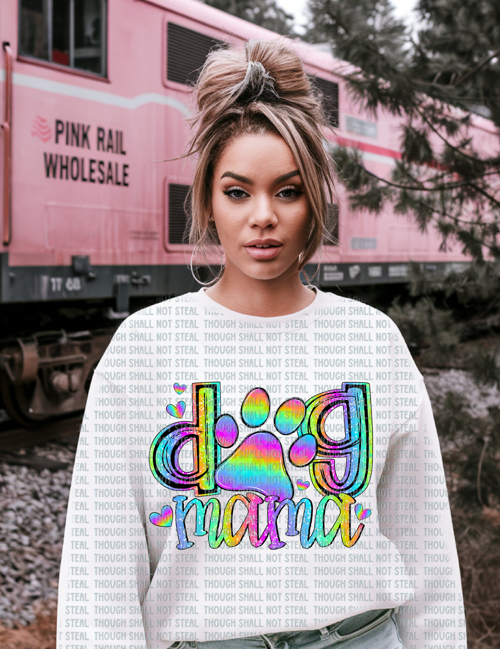 05-81 Dog Mama Completed Tee