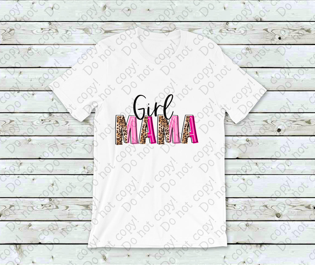 05-98 Girl Mama Cheetah Completed Tee