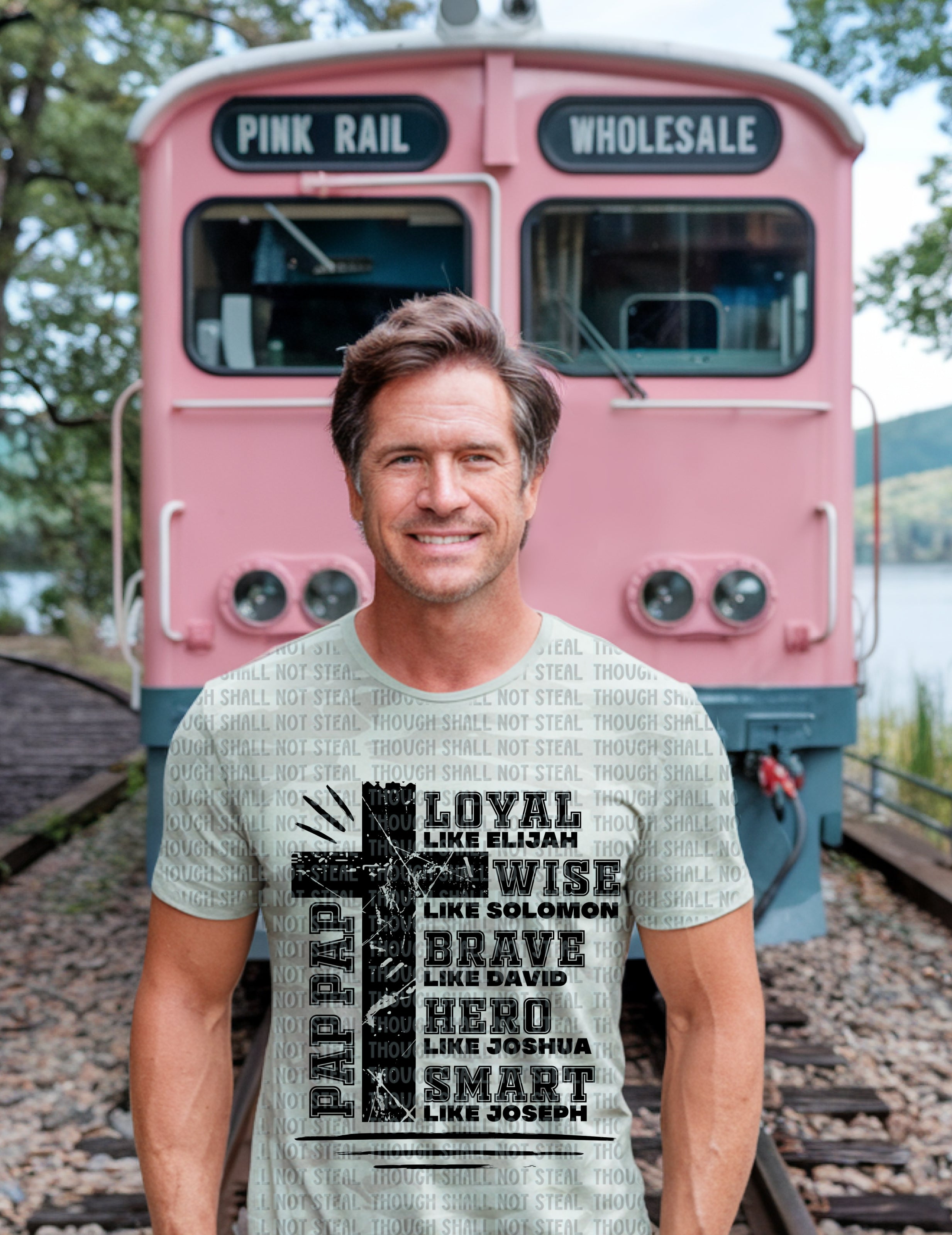 06-108 Pap Pap Loyal Wise Brave Completed Tee