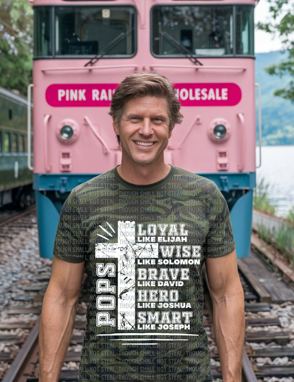 06-116 Pops Loyal Wise Brave Completed Tee