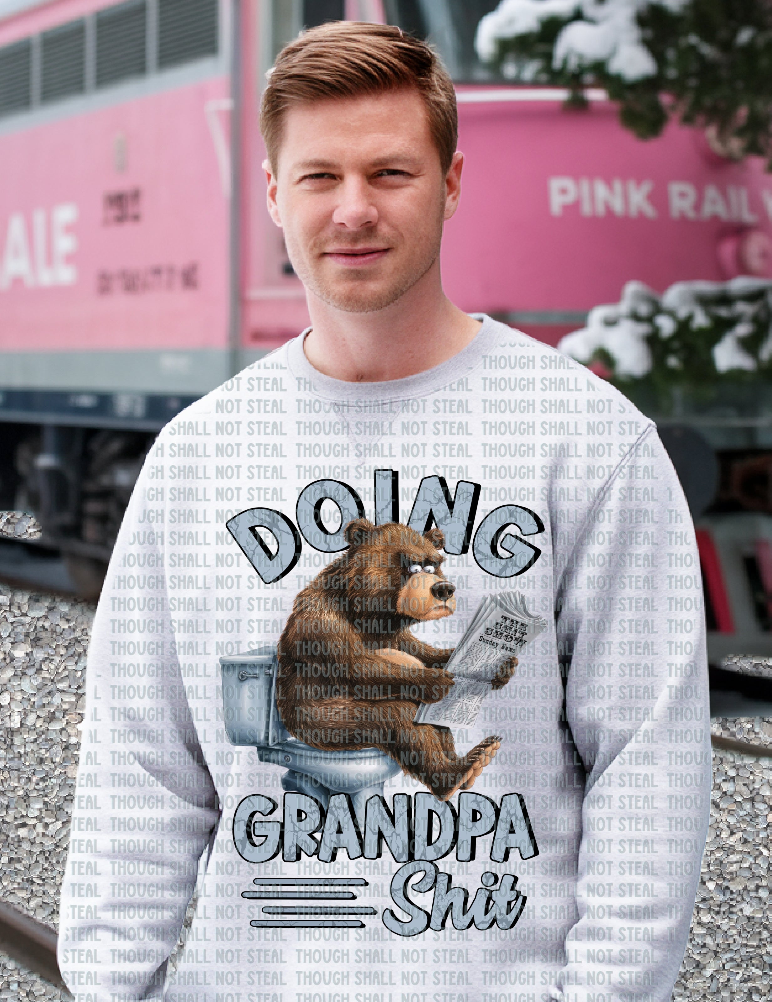 06-124 Doing Grandpa Shit Completed Tee