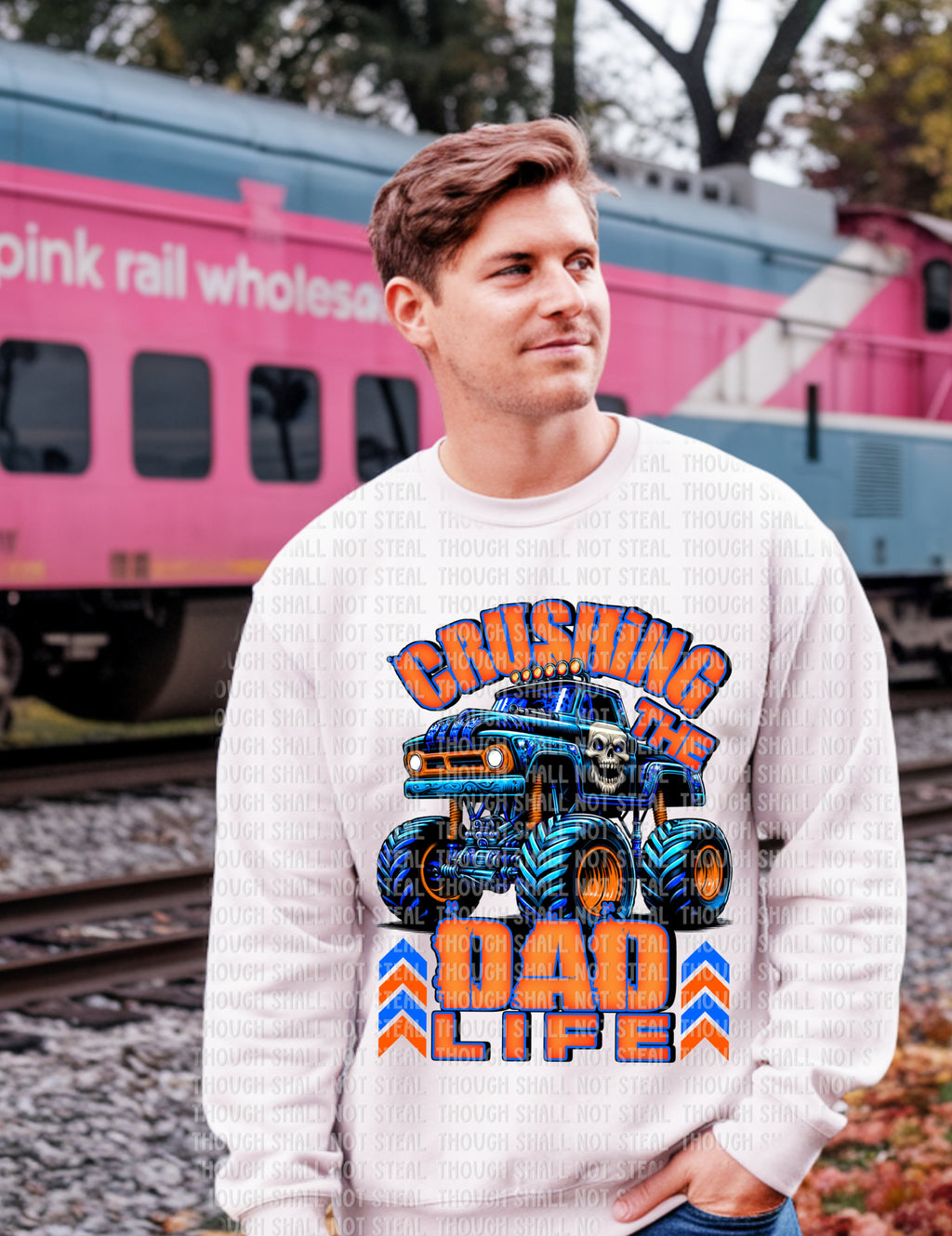 06-133 Crushing the Dad life Completed Tee