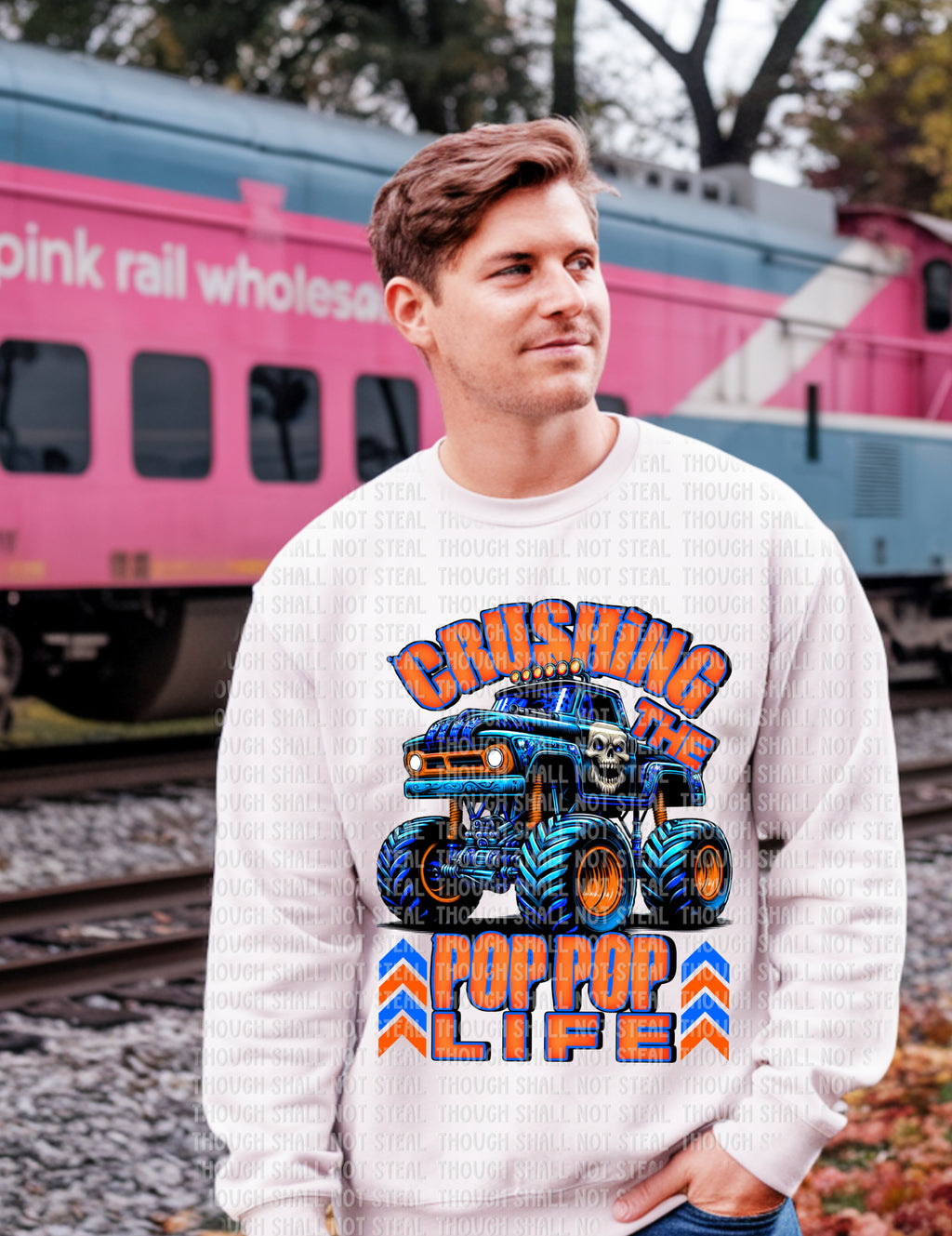 06-138 Crushing the Pop Pop life Completed Tee