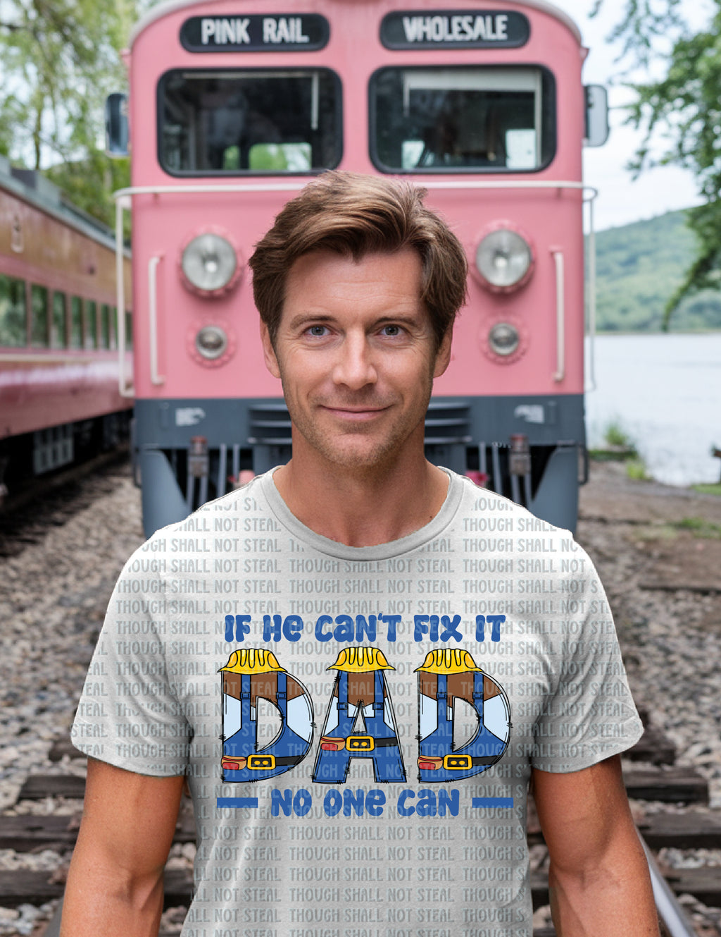 06-145 If he can_t fix it Completed Tee