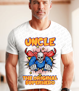 06-25 Uncle - The Original Superhero Completed Tee