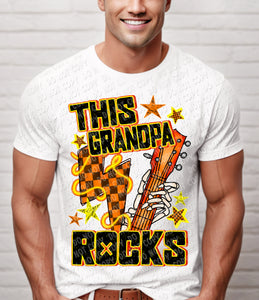 06-29 This Grandpa Rocks DTF TRANSFER ONLY
