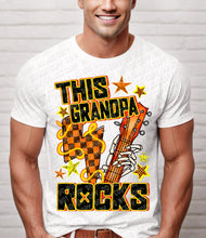 Load image into Gallery viewer, 06-29 This Grandpa Rocks Completed Tee
