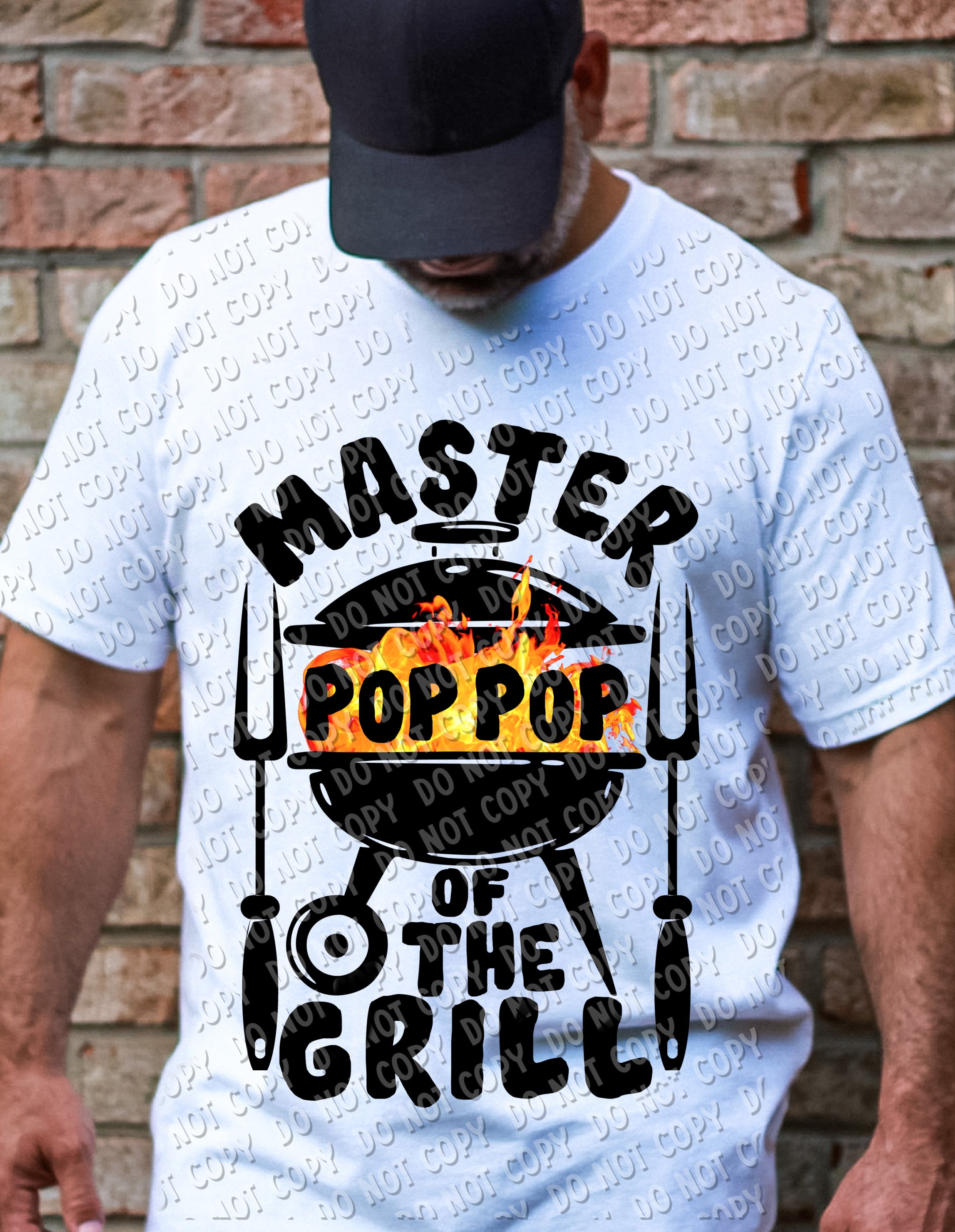 06-63 Master of the Grill - Pop Pop Completed Tee