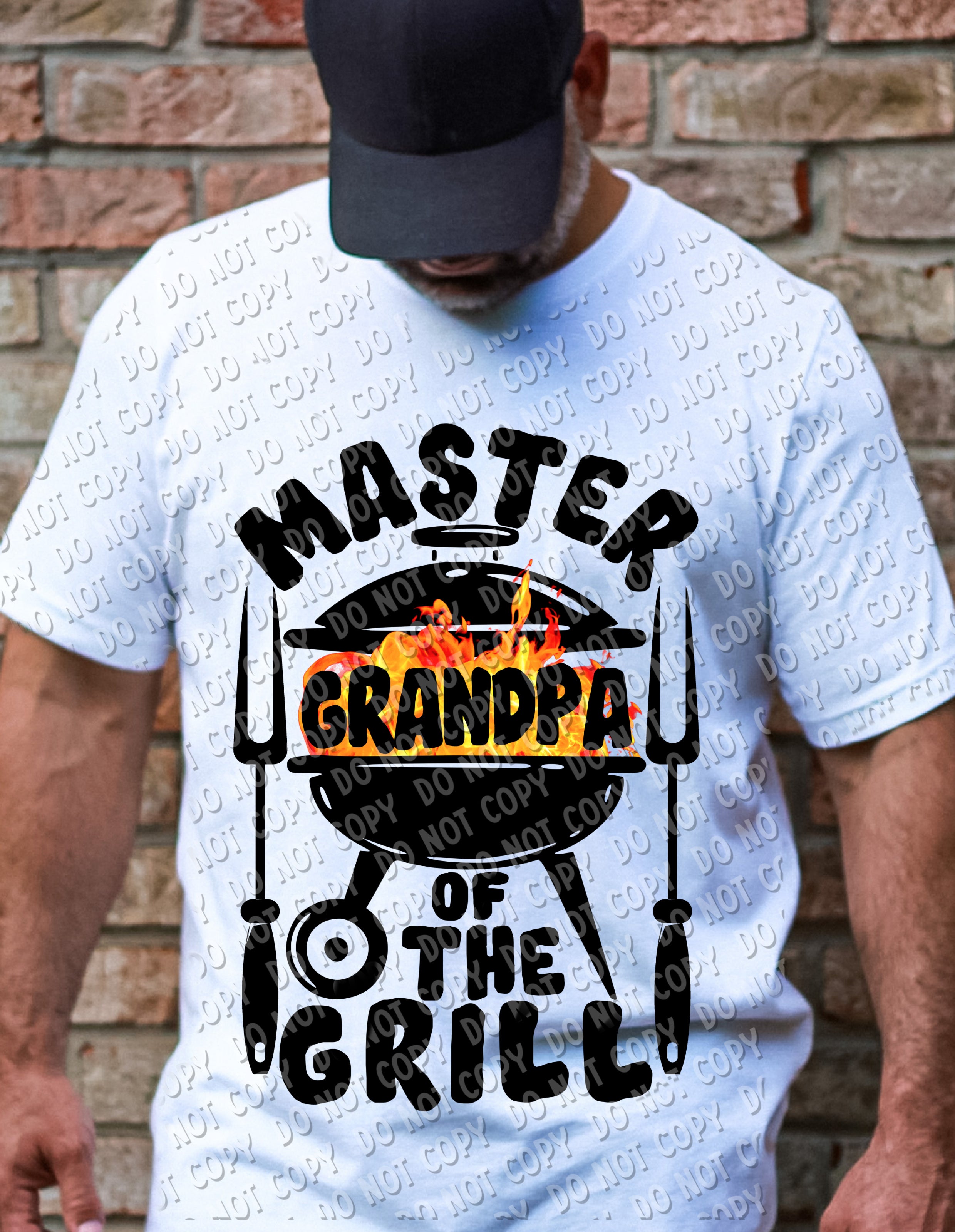 06-68 Master of the Grill - Grandpa DTF TRANSFER ONLY