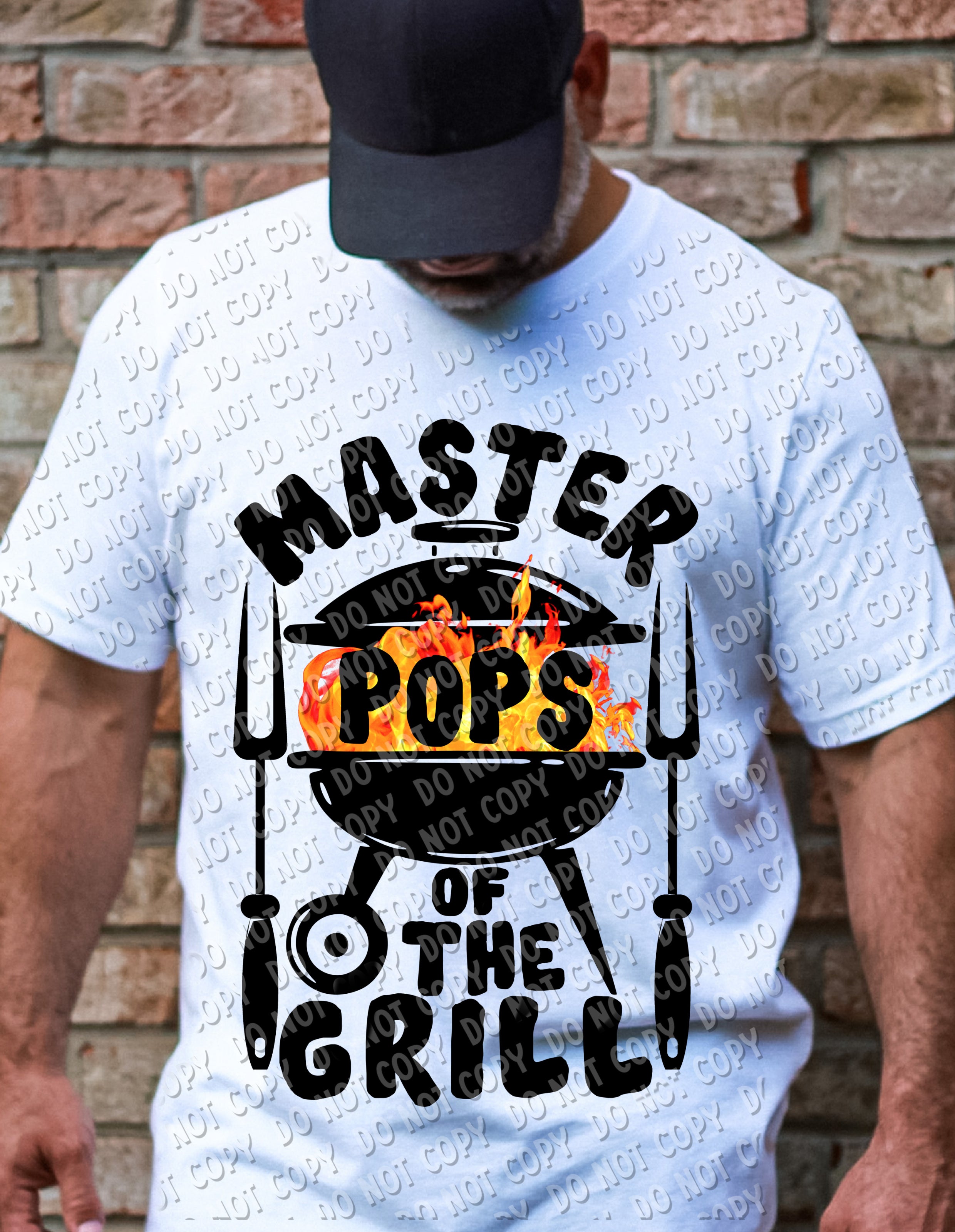 06-69 Master of the Grill - Pops DTF TRANSFER ONLY