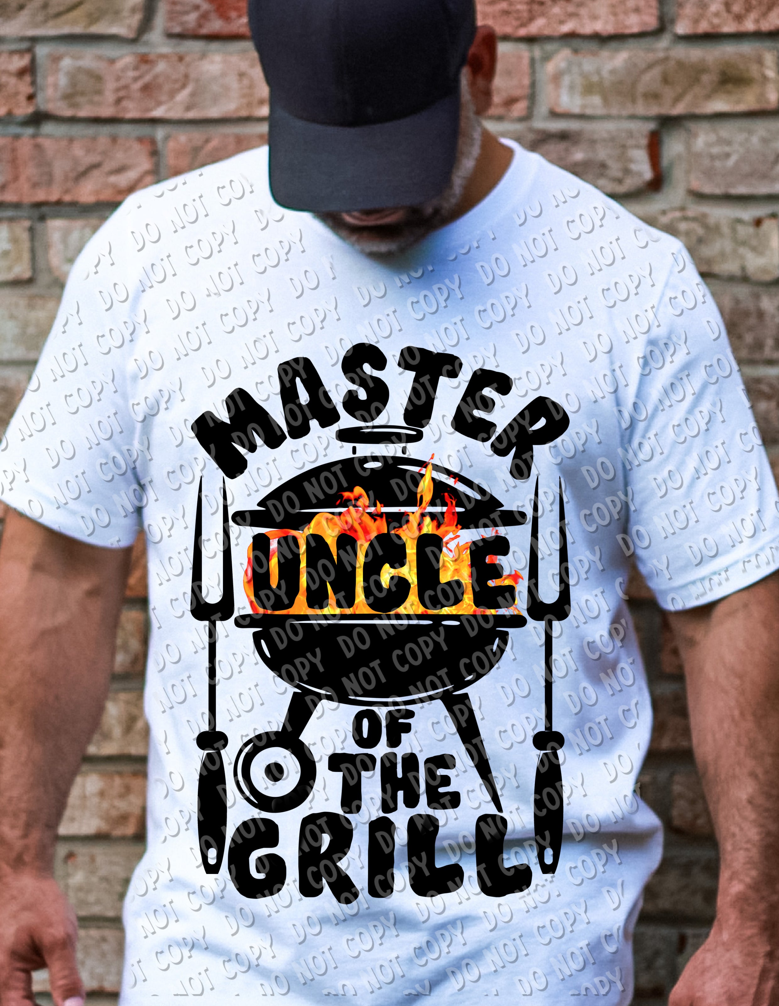 06-71 Master of the Grill - Uncle DTF TRANSFER ONLY
