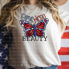 Load image into Gallery viewer, 07-08 American Beauty Butterfly Completed Tee
