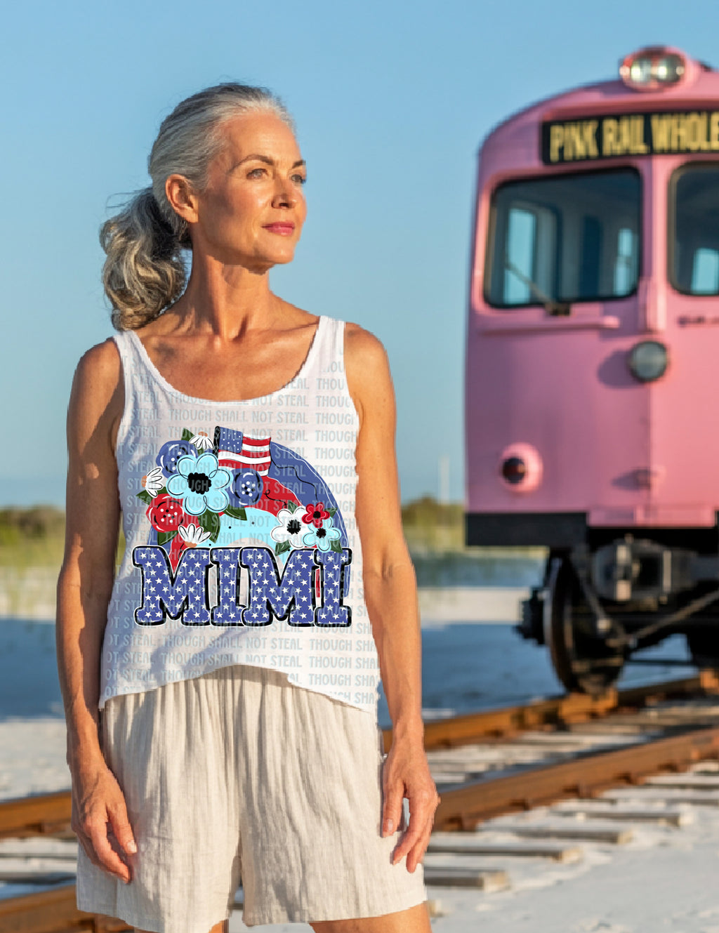 07-114 Patriotic Completed Tee