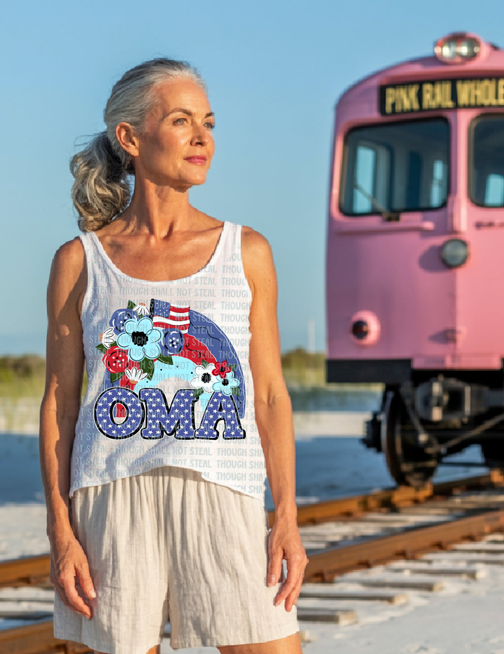 07-114 Patriotic Completed Tee