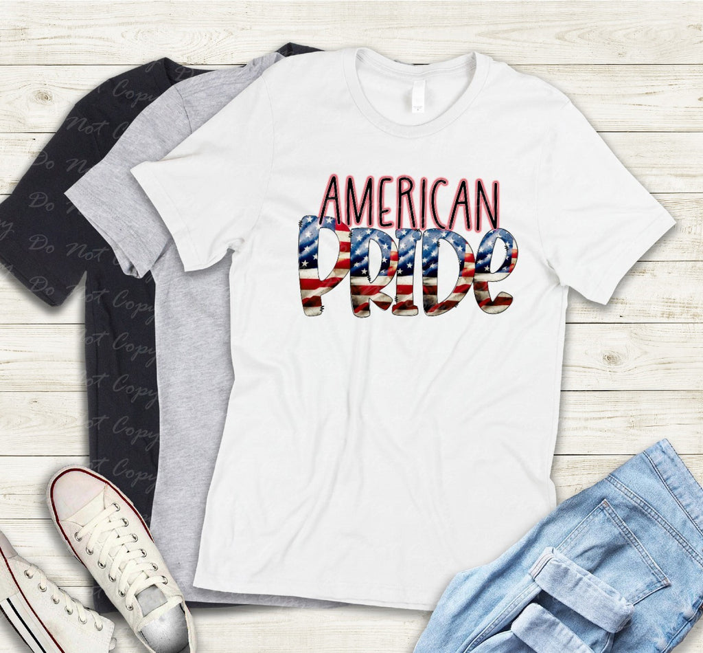 07-12 American Pride   DTF Transfer Only