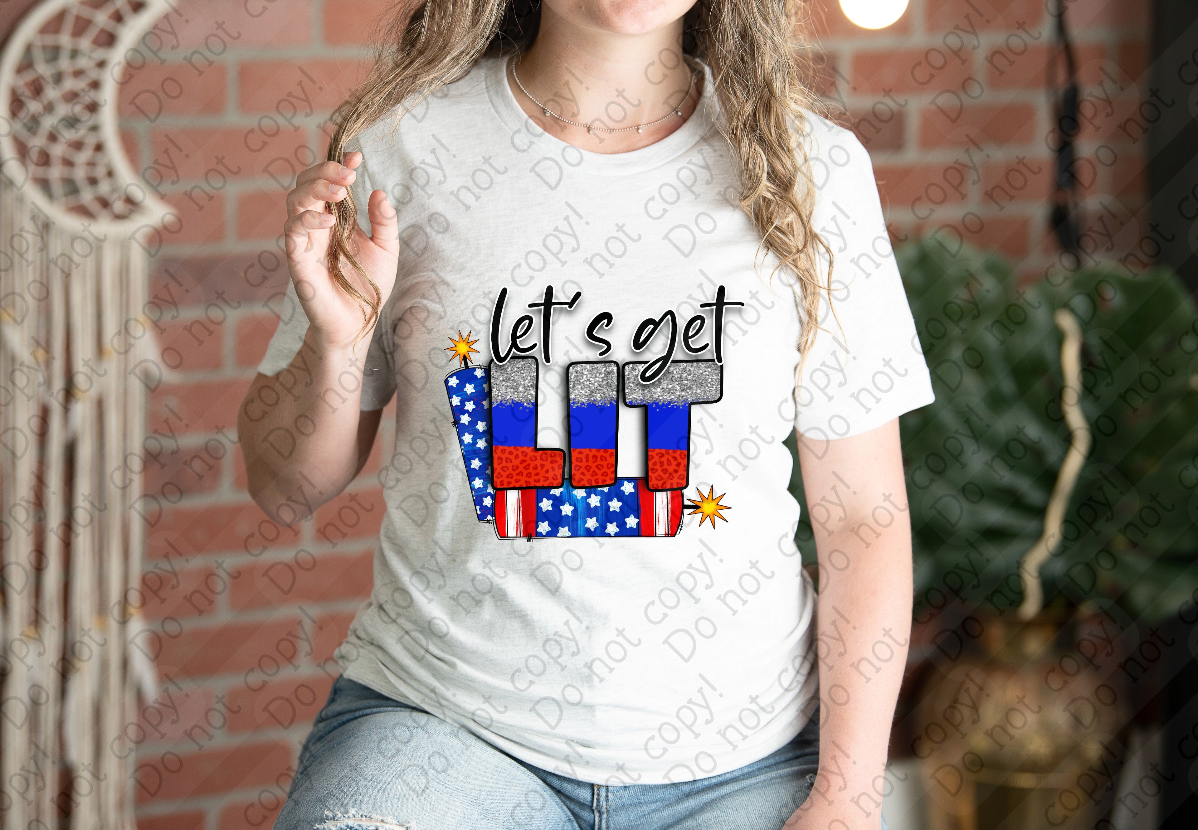 07-161 Lets Get Lit Completed Tee