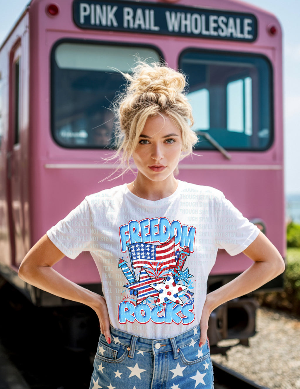 07-246 Freedom Rocks Completed Tee