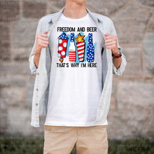 Load image into Gallery viewer, 07-53 Freedom &amp; Beer Completed Tee
