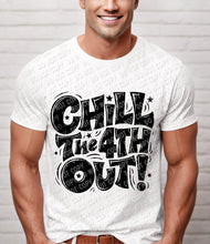 Load image into Gallery viewer, 07-71 Chill the 4th Out - Black Completed Tee
