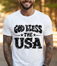 Load image into Gallery viewer, 07-75 God Bless the USA - Black Completed Tee
