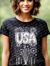 Load image into Gallery viewer, 07-84 USA Fireworks - White Completed Tee
