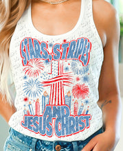 Load image into Gallery viewer, 07-93 Stars, Stripes and Jesus Christ Completed Tee
