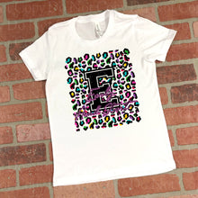 Load image into Gallery viewer, 08-04 Multi Color Leopard (GRADE) Completed Tee
