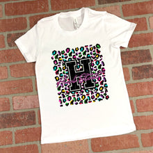 Load image into Gallery viewer, 08-04 Multi Color Leopard (GRADE) Completed Tee
