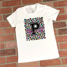 Load image into Gallery viewer, 08-04 Multi Color Leopard (GRADE) Completed Tee
