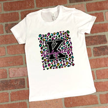 Load image into Gallery viewer, 08-04 Multi Color Leopard (GRADE) Completed Tee
