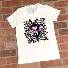 Load image into Gallery viewer, 08-04 Multi Color Leopard (GRADE) Completed Tee
