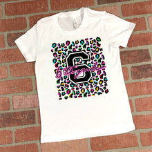 Load image into Gallery viewer, 08-04 Multi Color Leopard (GRADE) Completed Tee
