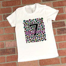 Load image into Gallery viewer, 08-04 Multi Color Leopard (GRADE) Completed Tee
