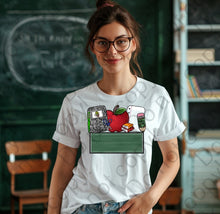 Load image into Gallery viewer, 08-150 Chalkboard school Completed Tee
