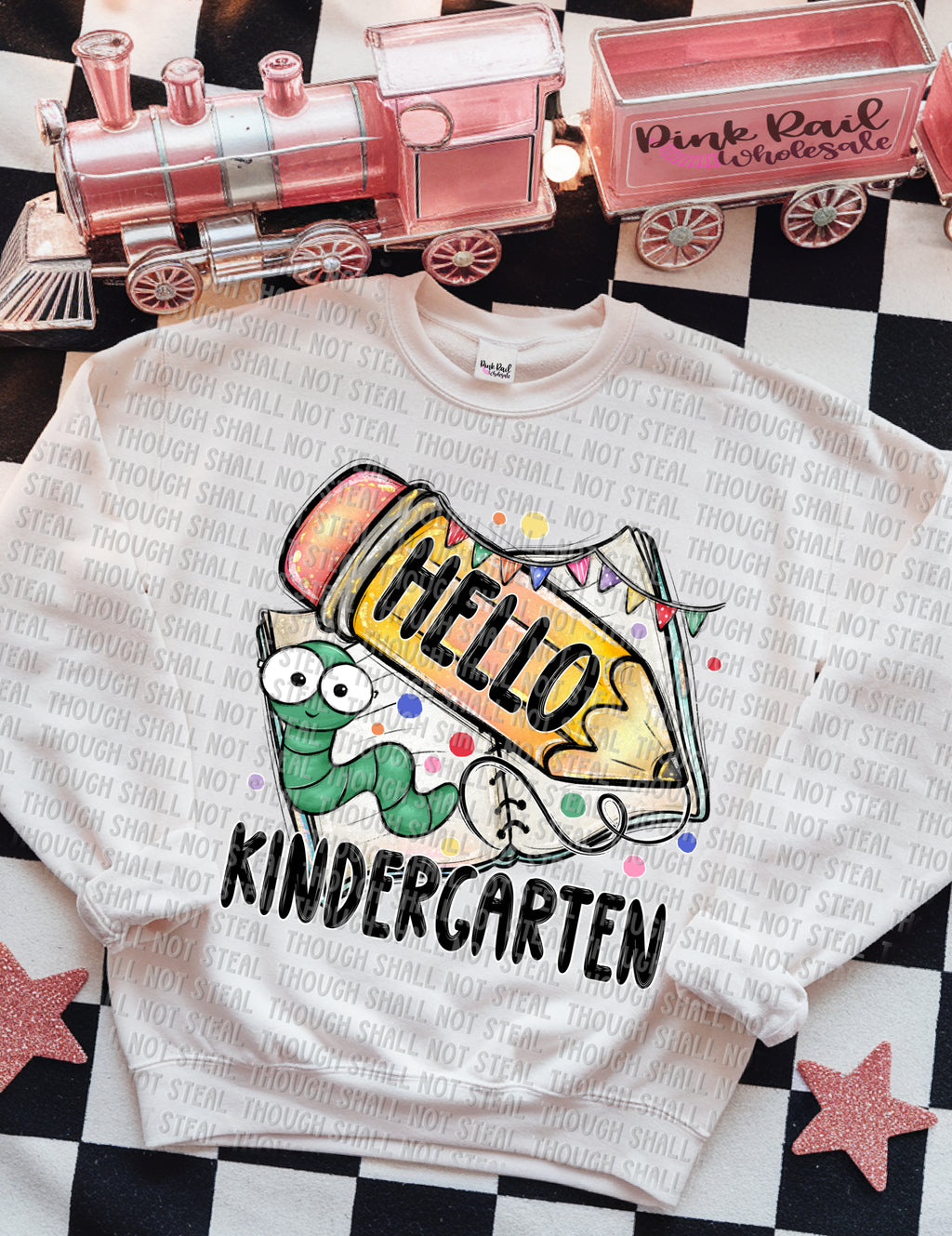 08-164 Hello (Choose Grade) DTF TRANSFER ONLY