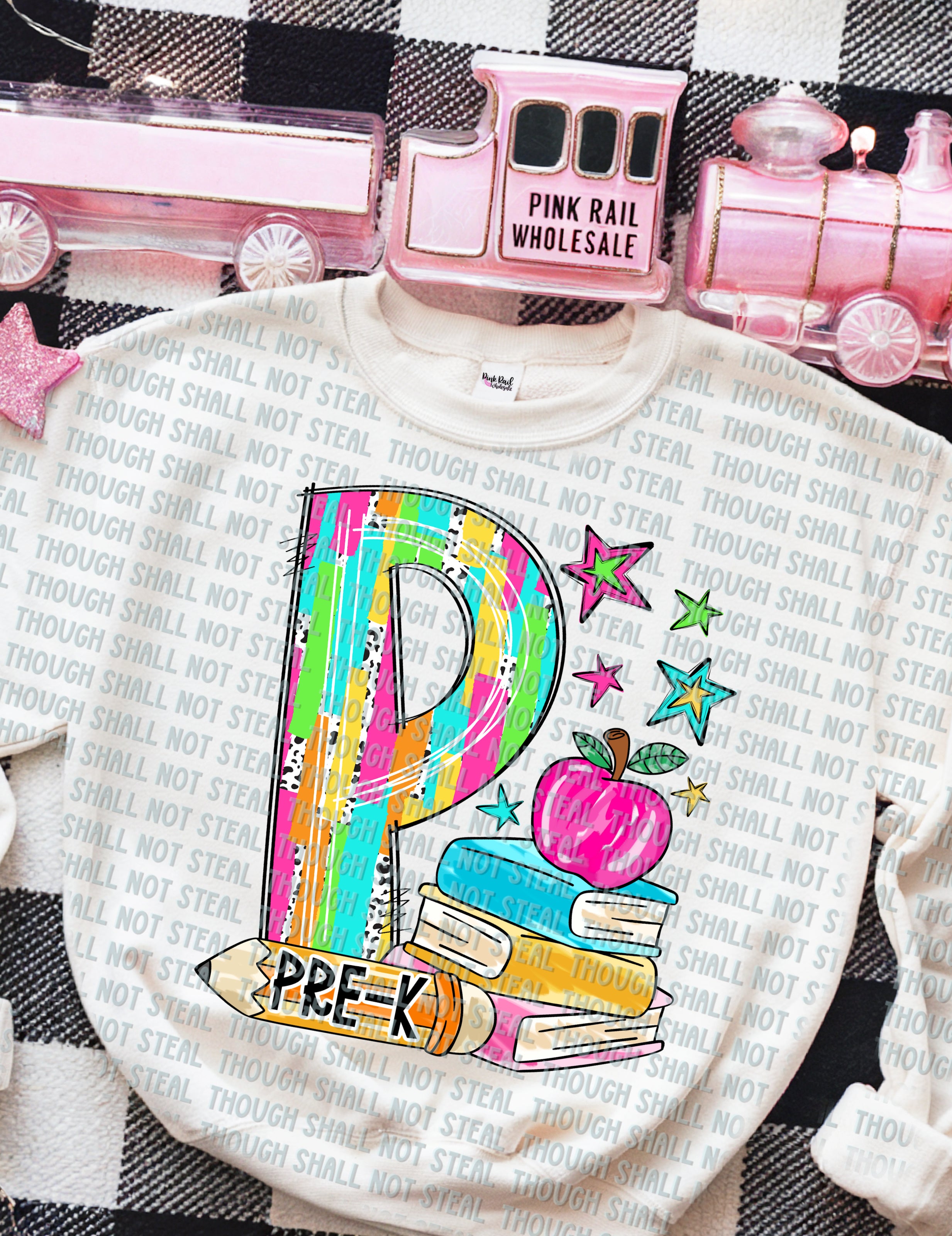 08-165 Stacked Pre - K Completed Tee