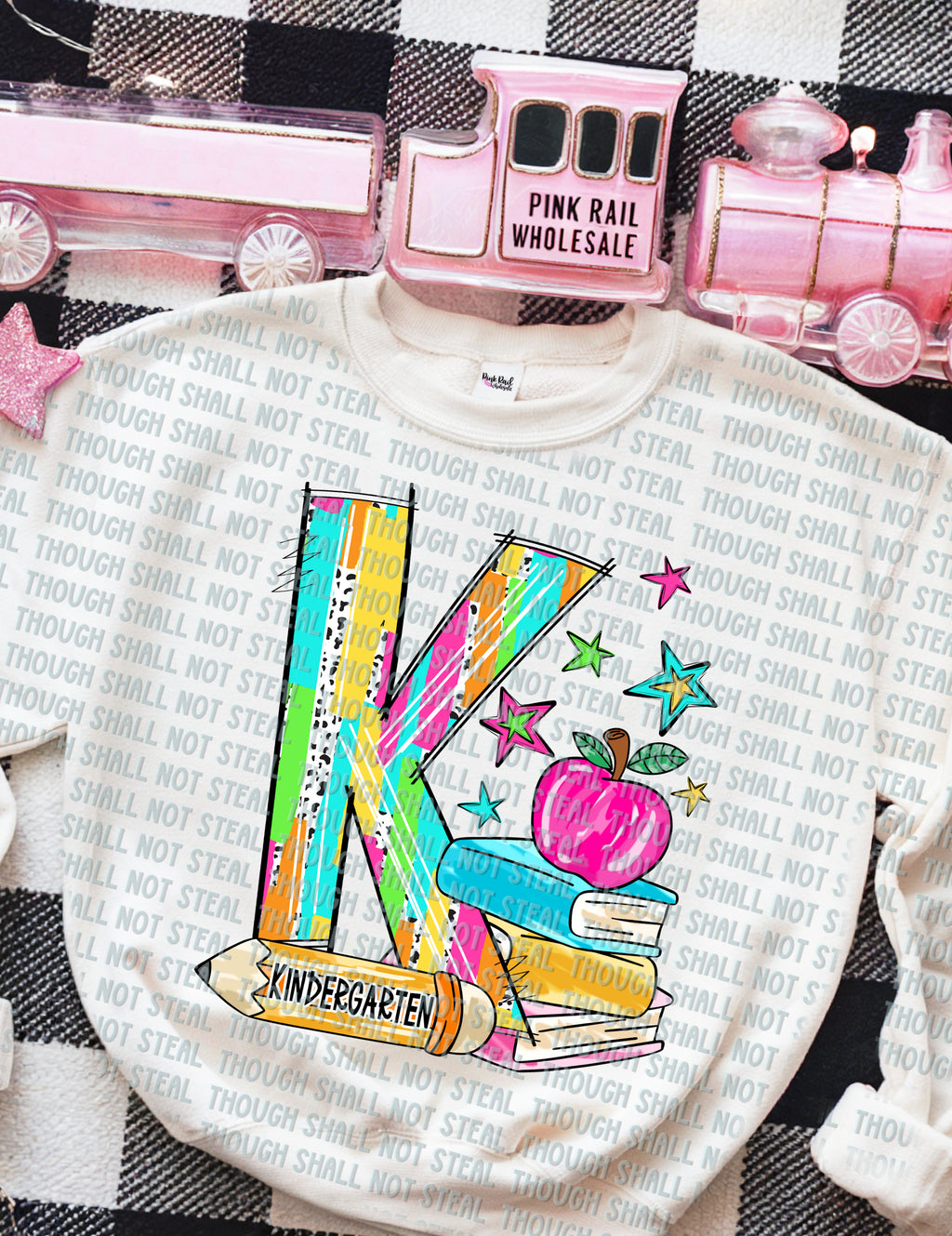 08-166 Stacked Kindergarten Completed Tee