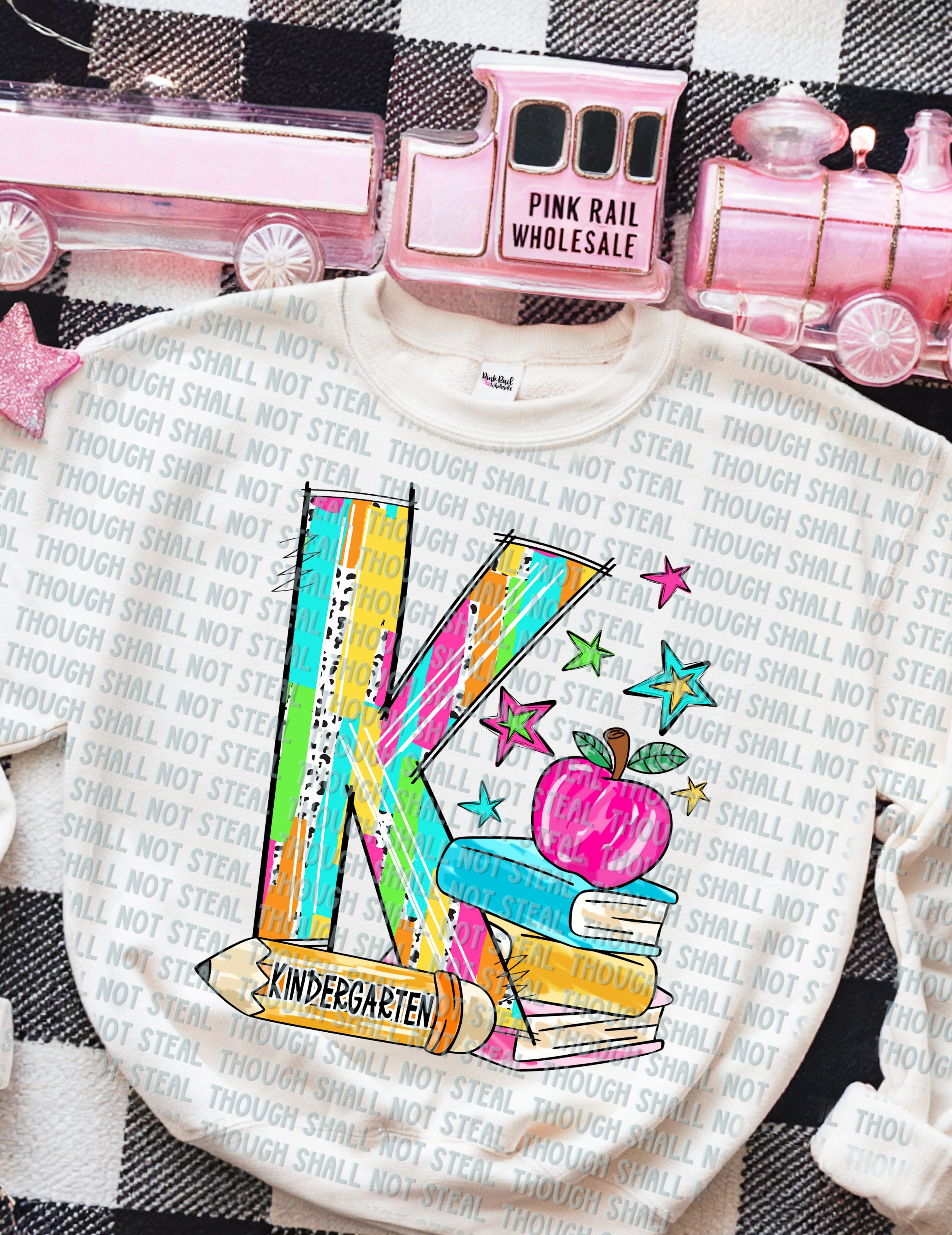 08-166 Stacked Kindergarten Completed Tee